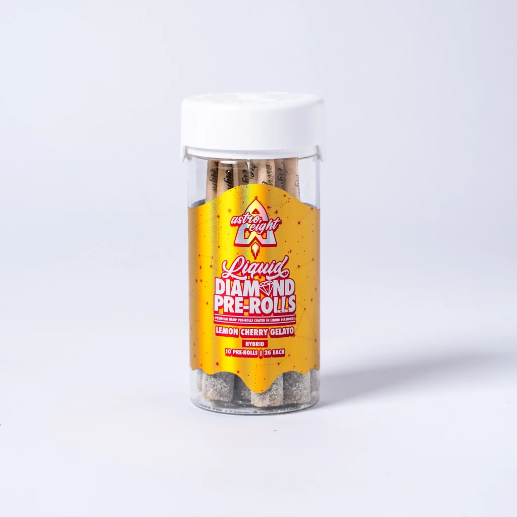 Astro Eight Lemon Cherry Gelato Liquid Diamond Pre-Rolls 10ct