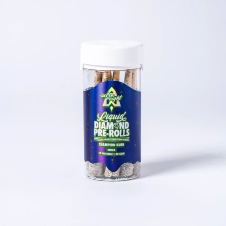 Astro Eight Champion Kush Liquid Diamond Pre-Rolls 10ct jar