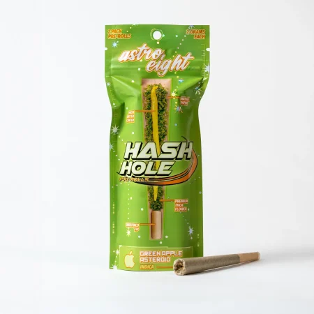 Astro Eight Green Apple Asteroid Hash Hole Pre-Rolls 2ct THCA